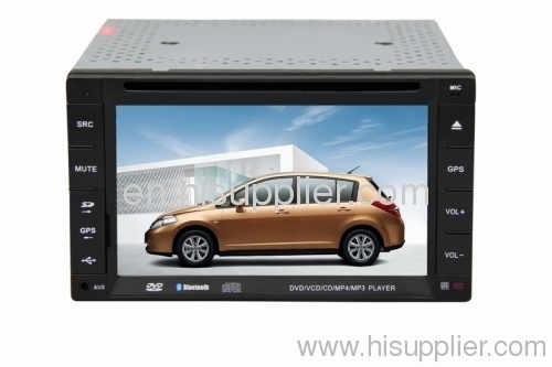 universal 2din car dvd player with Radio Buletooth GPS