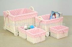 Fine willow storage basketS