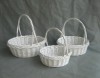 Fine wicker storage basket