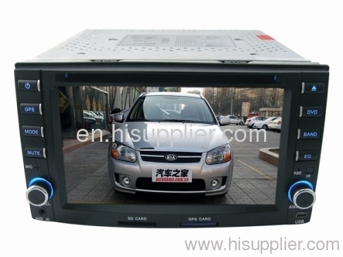 KIA CERATO Car DVD Player GPS with DVR Canbus Radio USB SD TV VCD CD IPOD MP4 MP5 RMVB AVI AM/FM/RDS TMC HD TFT Panel