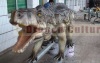 amusement park life size animatronic outdoor dinosaur