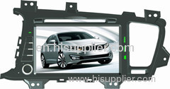 HD TFT LCD touchscreen for KIA K5 Car DVD GPS navigation with Radio USB DVB-T MP4 Bluetooth