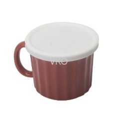 Ceramic Soup And Beverage Mug With Lid