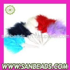 2012 new style cheap Natural feather earrings wholesale