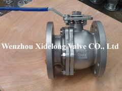 Flanged ball valve with DIN Standard