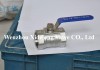 One piece Threaded Ball valve