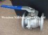 Two Piece Flanged Type Floating Ball Valve