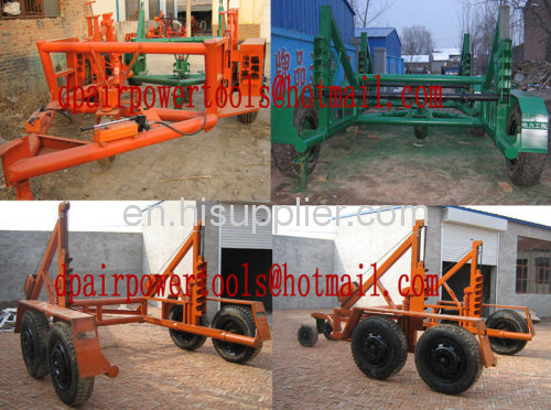 Cable Conductor Drum Carrier Cable Reel Trailer