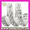 Fashion Crystal Sterling Silver European Beads Wholesale