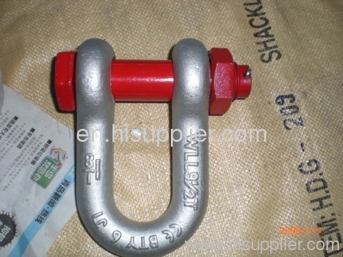drop forged Dee shackle