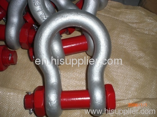 drop forged safety bow shackle
