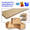 Flexo printed corrugated paper box for shipment and packing small gift