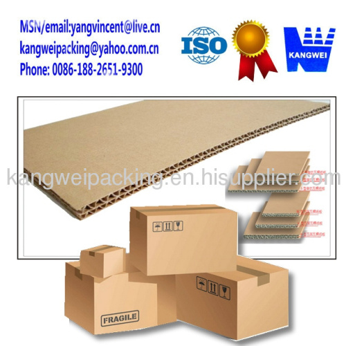 Flexo printed corrugated paper box for shipment and packing small gift