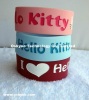 I love Hello Kitty Silicone Rubber Bracelet Wristbands