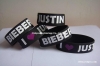 I Love Justin Bieber Fans Silicone Wide Wristband Bracelets