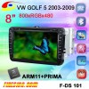 Car DVD navigation VW GOLF5 2005-2009 Dvbt 8 inch TMC Canbus 3D PIP