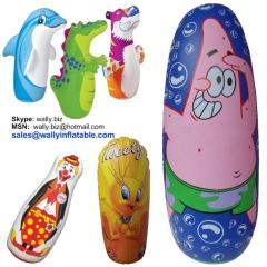 bop bag, inflatable tumbler, inflatable bop bag, bop bag for kids