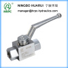 2 way domestic standard high pressure female thread Hydraulic ball valves