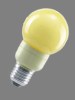 Yellow Glass Warm Color 7W 8000 Hours Round Energy Saving Bulbs
