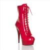 red Stiletto high heels sexy short boot
