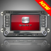 2din in-dash Seat series Car DVD Player GPS Navigation with USB Bluetooth Radio SD