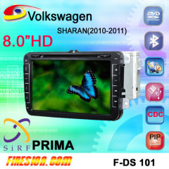 VW SHARAN 2010-2011 Navigation DVD 8 inch car dvd sirf prim pip 3D