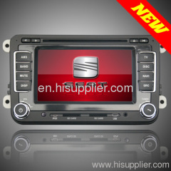 7inch Seat Altea Car DVD Player GPS navigation with USB Radio TV VCD MP3 IPOD Canbus Wide TFT touchscreen