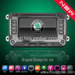In-dash specail for Skoda Yeti Car DVD Player GPS Navigation USB Radio TV VCD DVB-T MP3 DVB-T RDS HD digital screen