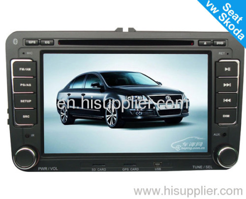 In-dash 2din specail Car DVD GPS Navigation for VW GOLF 6 with 3D interface HD TFT LCD Touch Screen