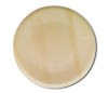 disposable wooden round plate