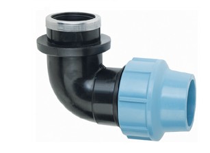 PP 90 Degree Elbow Compression Fittings With Female Thread