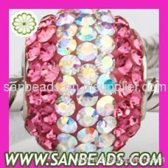 2012 Wholesale Fashion and High quality crystal beads with silver core