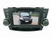 8inch Toyota Highlander Car DVD Navigation Radio TV Bluetooth MP3 USB HD TFT LCD Panel and 3D GUI