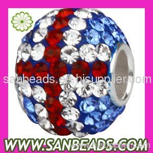 925 Sterling Silver Crystal Charm Beads Wholesale