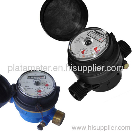 SINGLE JET Dry type VANE WHEEL WATER METER