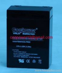 lead-acid battery 8v-3.2Ah(8v,3.2Ah)