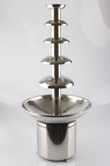 commecial chocolate fondue fountain with 6-tiers