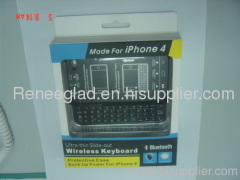 Sliding Backlit Bluetooth Keypad for iphone 4 & iphone 4S----Electronic gifts