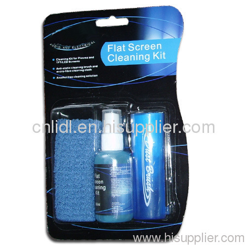 high quality factory Flat screen cleaning kit 60ml 3 in 1