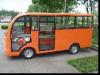 Right hand drive 14 seats enclosed solar electric bus sightseeing vehicle
