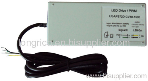 72W dimmable LED driver