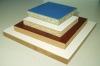 Melamine particle board