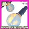 Opal Bead Earphone Jack Accessory Dust Plug Stopper for Mobile phone