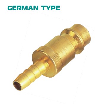 Germany Type Brass Hose Barb Quick Coupling Plug