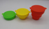 silicone folding cup with cover