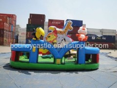 animal zoo inflatable outdoor bouncer for kids
