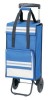 2 wheels hand trolley bag with pocket