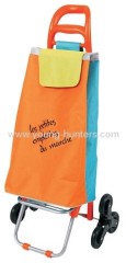 collapsible shopping bag with plastic handle