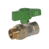 reduced port brass ball valve