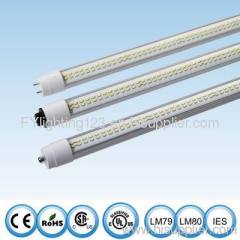 pure white epistar chip t8 led tube lamps isolated driver high quality